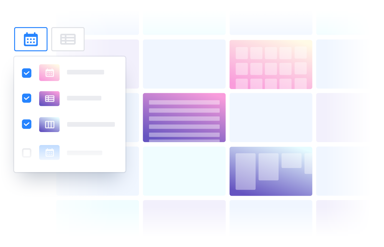 Timeline view